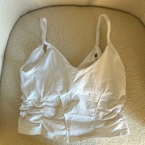 Good Karma Ruched Crop Tank - Size M/L